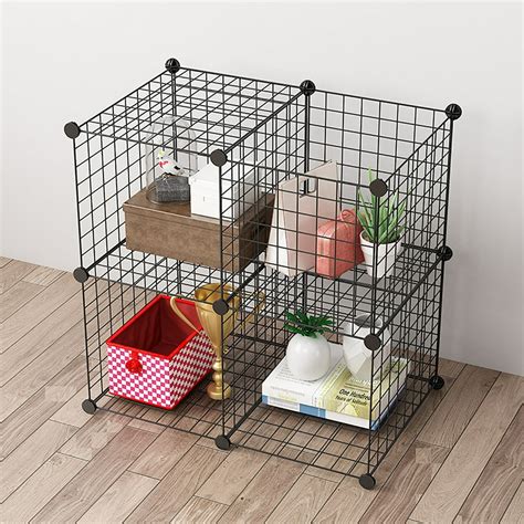 metal cubes for storage racks